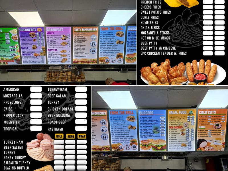 Super Tasty Deli Menu