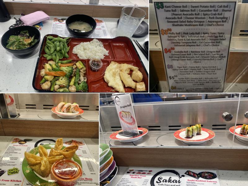 Sakai Sushi Train and Grill Menu