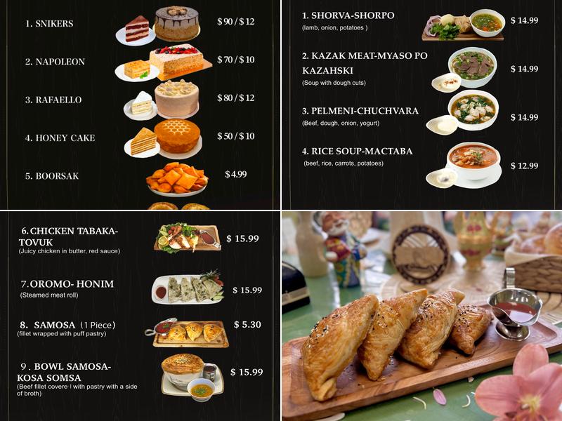 Caravan Restaurant Menu