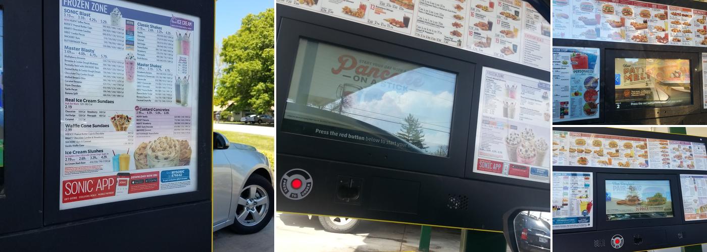 Sonic Drive-In Menu