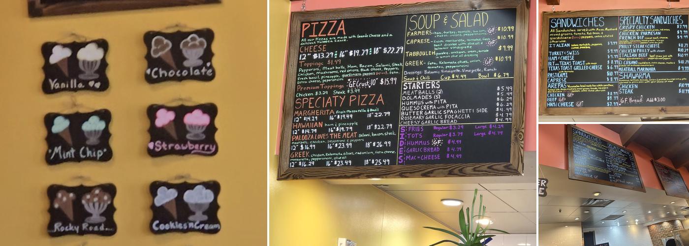 Cafe Palooza - DTC Menu