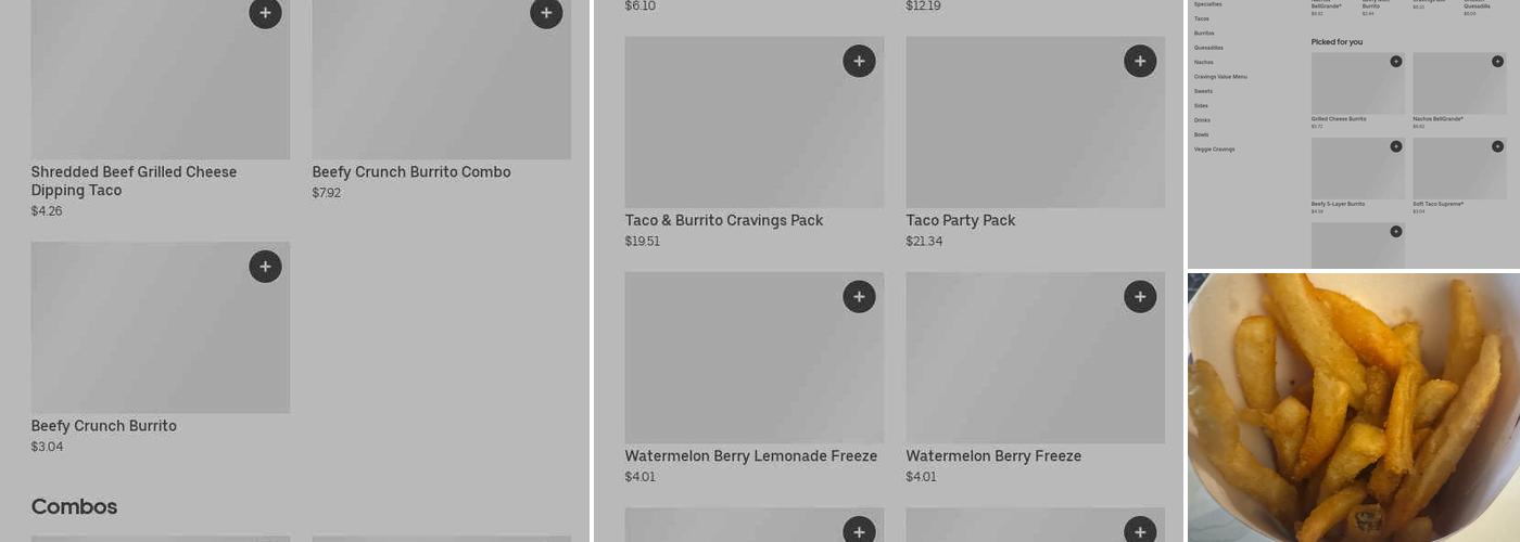 Taco Bell Menu