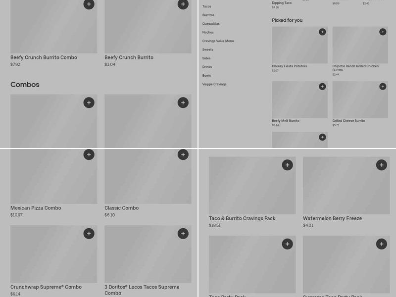 Taco Bell Menu