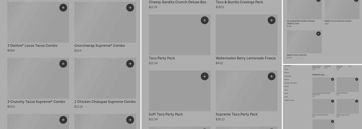 Taco Bell Menu
