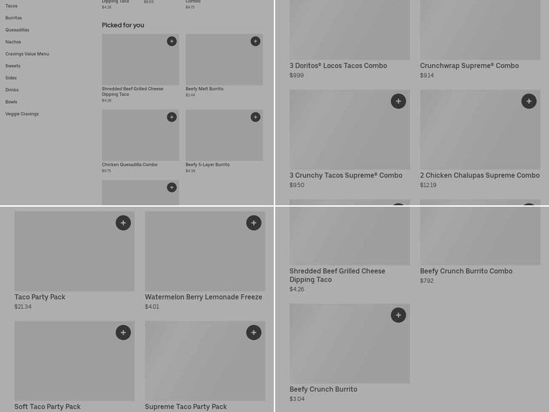 Taco Bell Menu