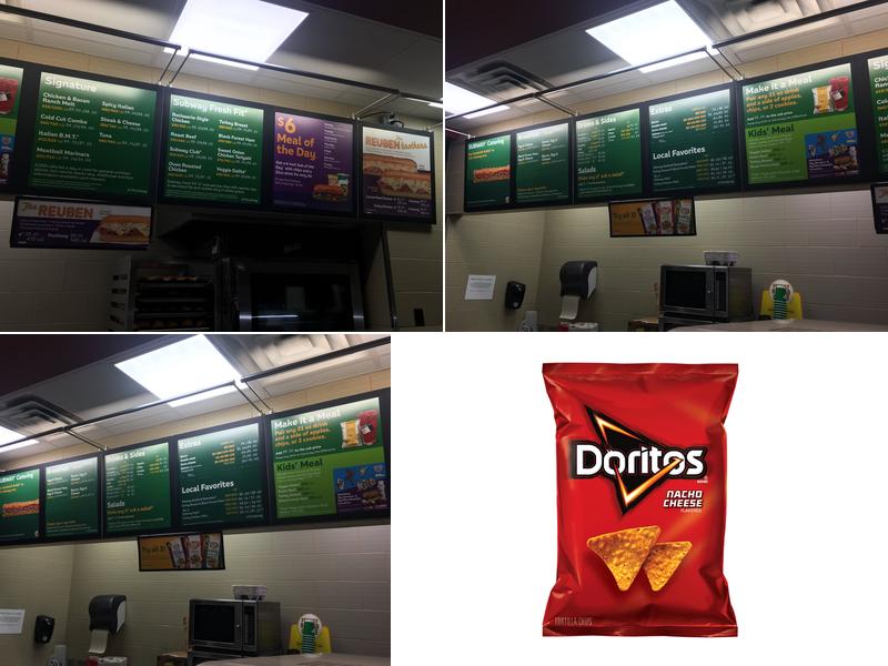 Subway Menu