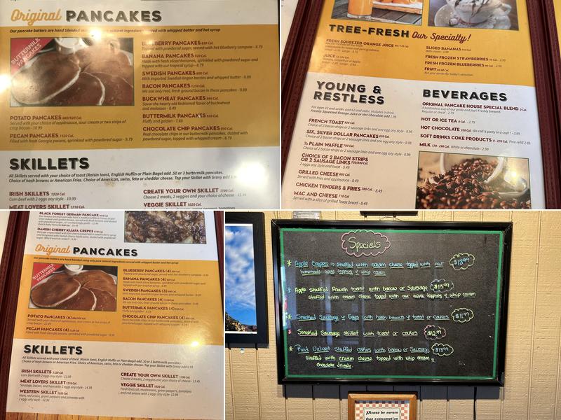 The Original Pancake House Menu