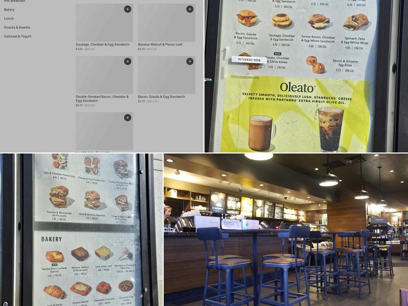 Starbucks Menu