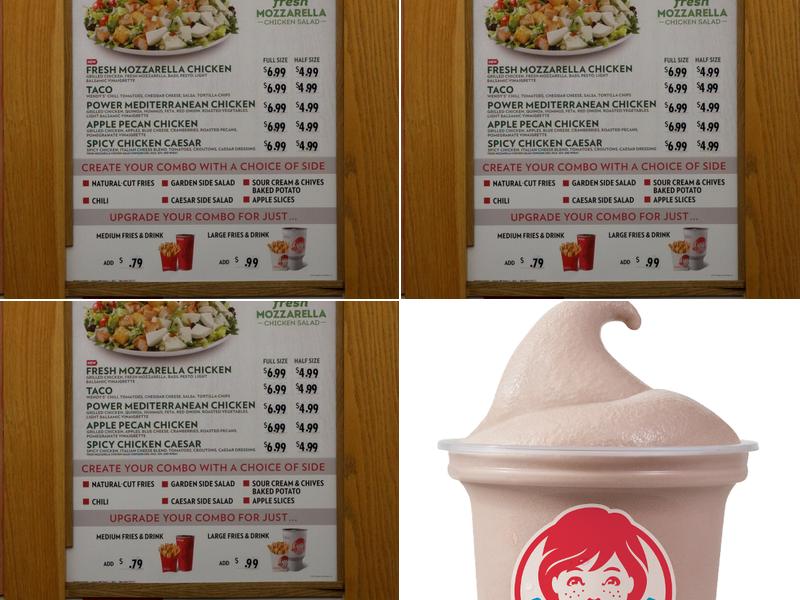 Wendy's Menu