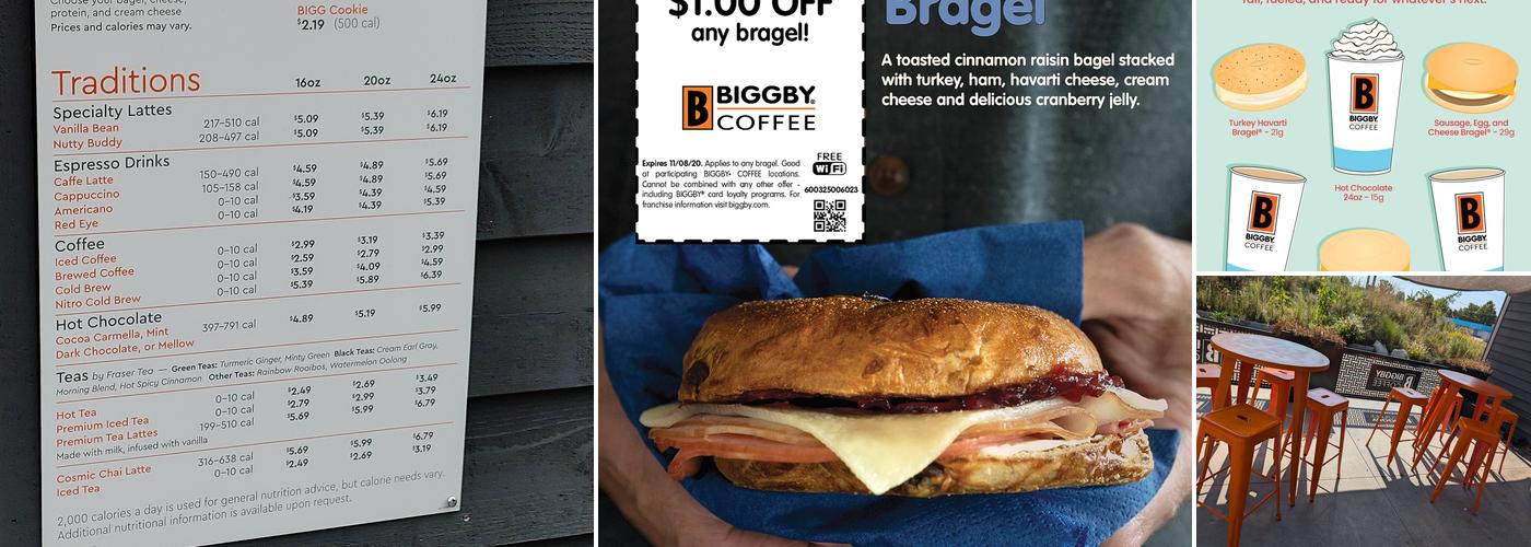 BIGGBY COFFEE Menu