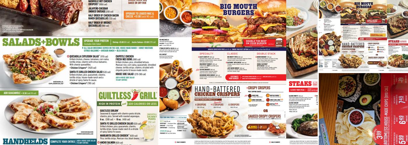 Chili's Grill & Bar Menu