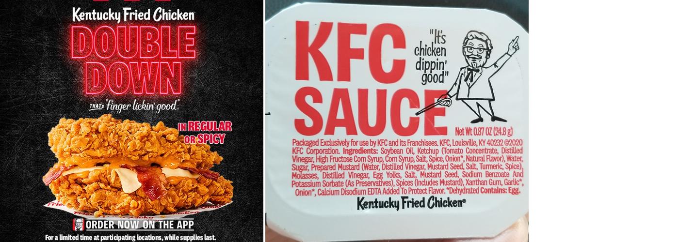 KFC Menu