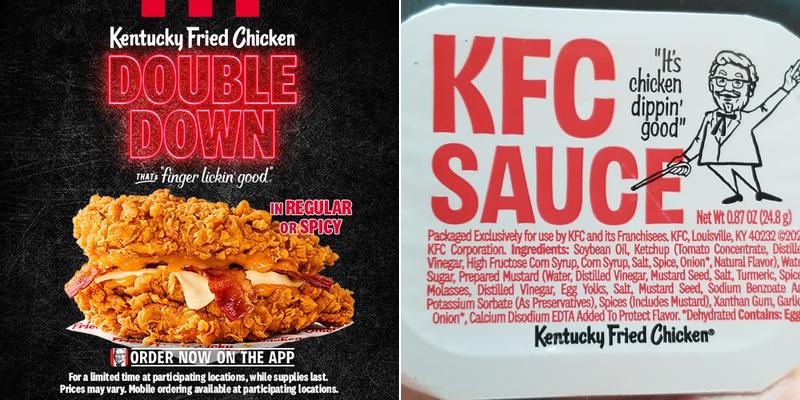 KFC Menu