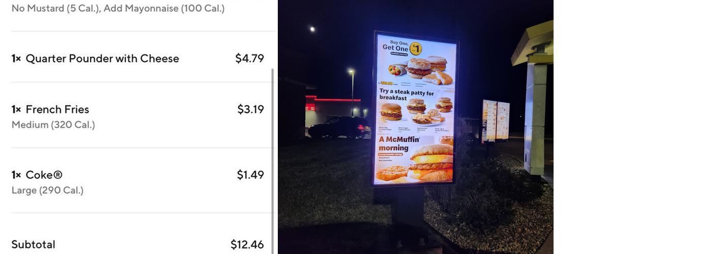 McDonald's Menu