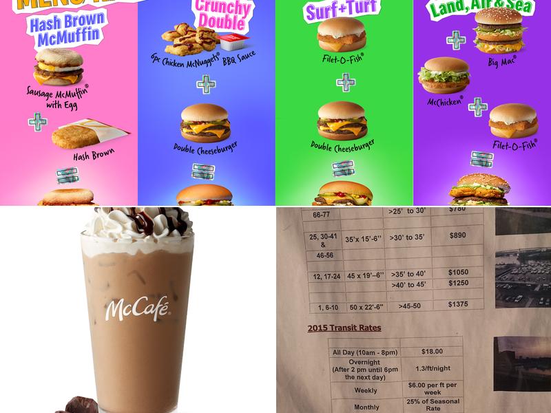 McDonald's Menu