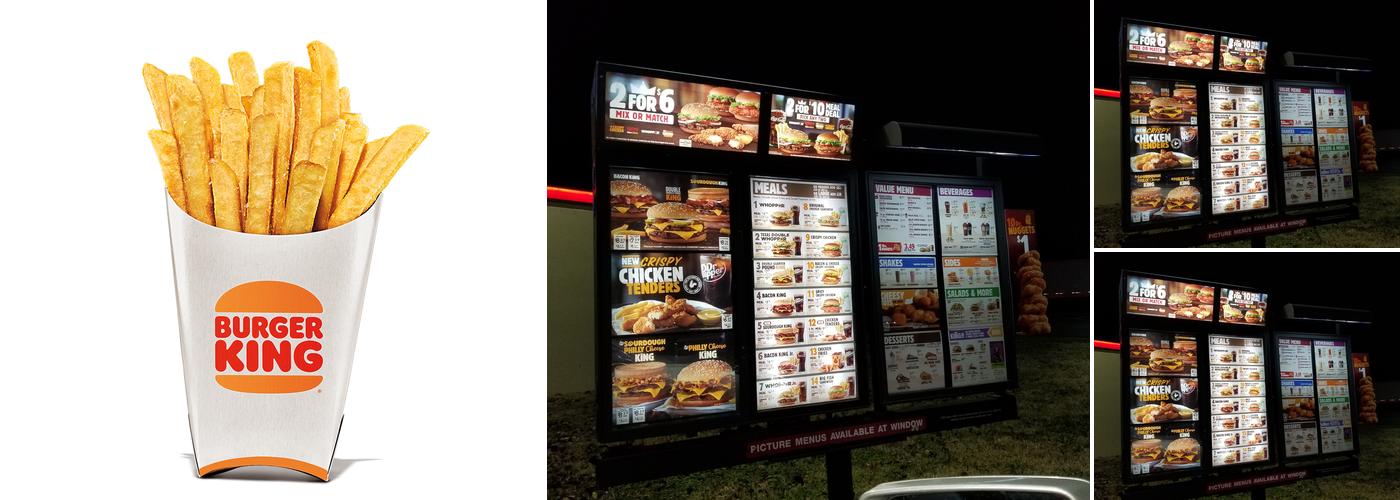 Burger King Menu