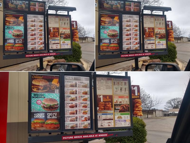 Burger King Menu