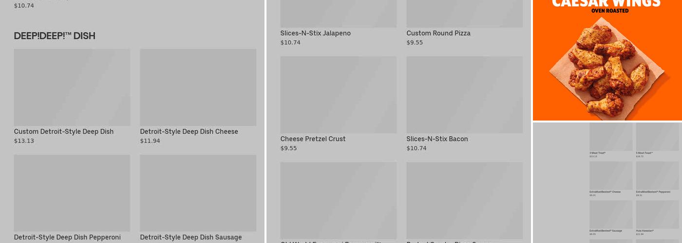 Little Caesars Pizza Menu