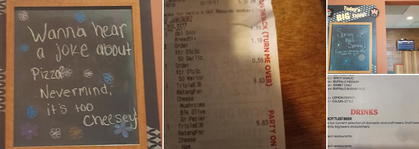 Pizza Hut Menu