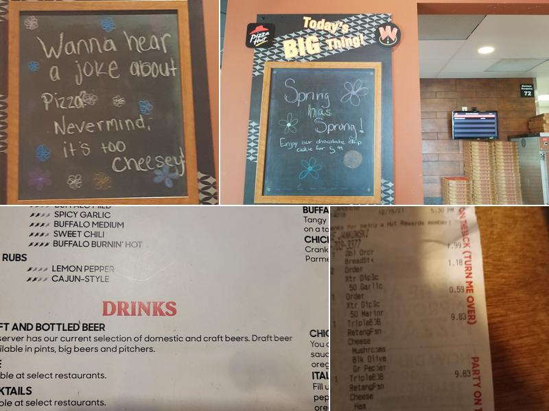 Pizza Hut Menu