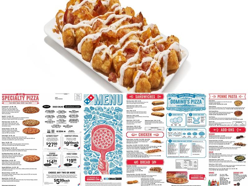 Domino's Pizza Menu
