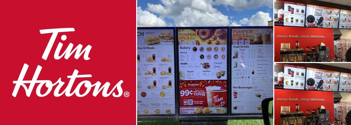 Tim Hortons Menu