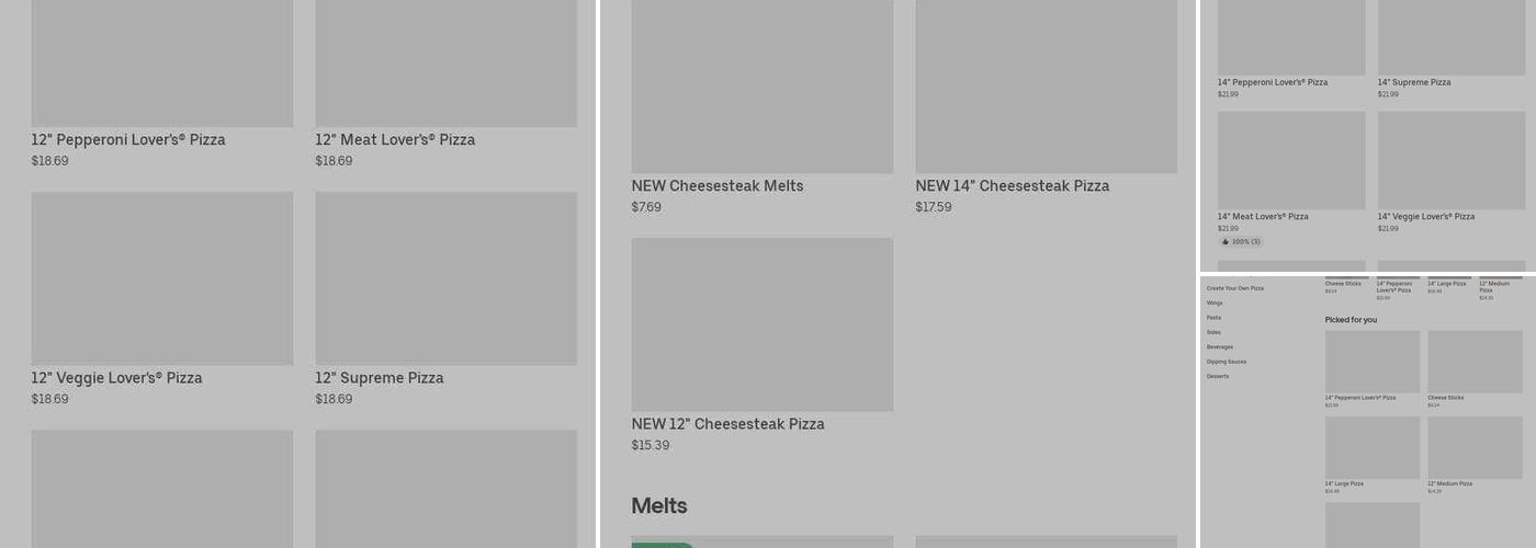 Pizza Hut Menu