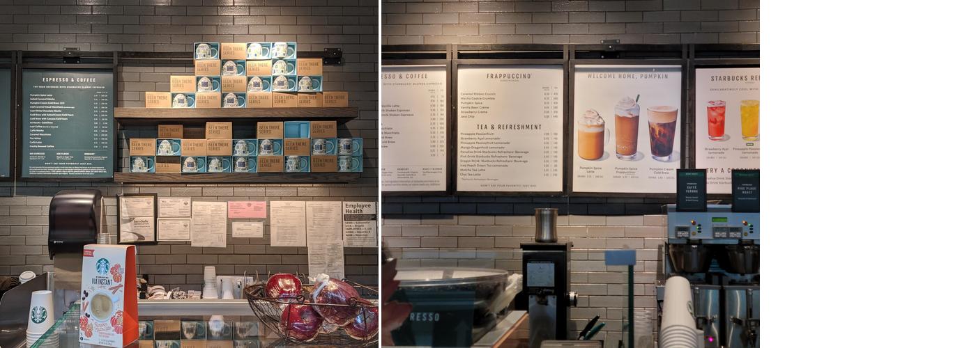 Starbucks Menu