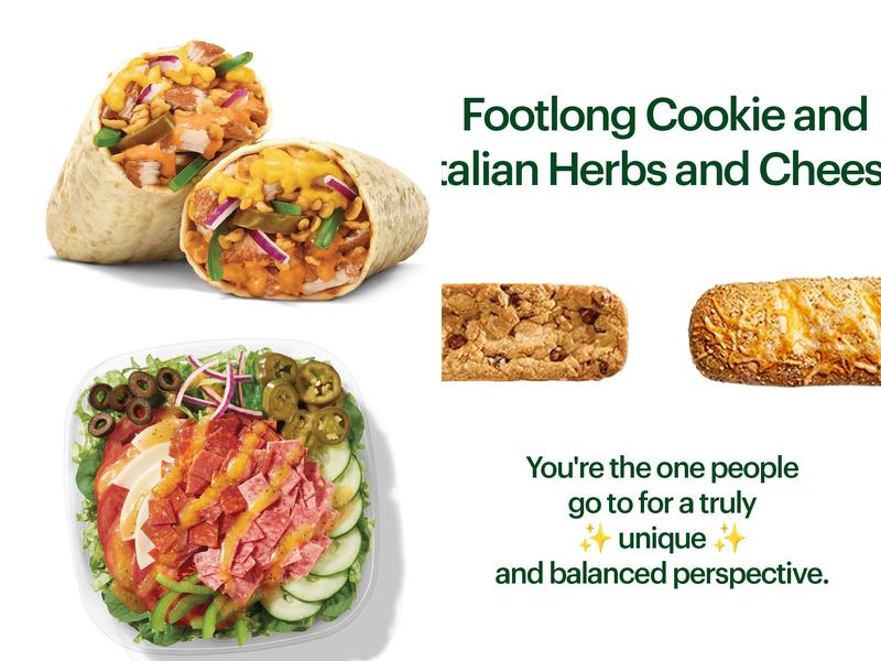 Subway Menu