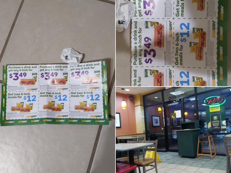 Subway Menu