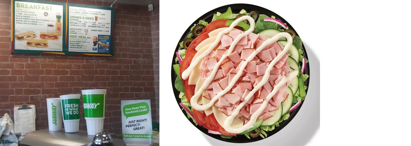 Subway Menu