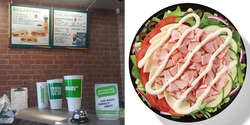 Subway Menu