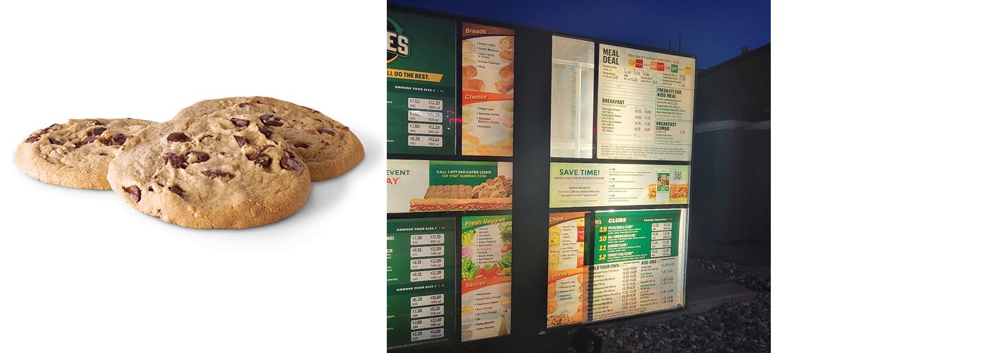 Subway Menu