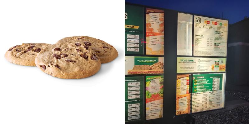 Subway Menu
