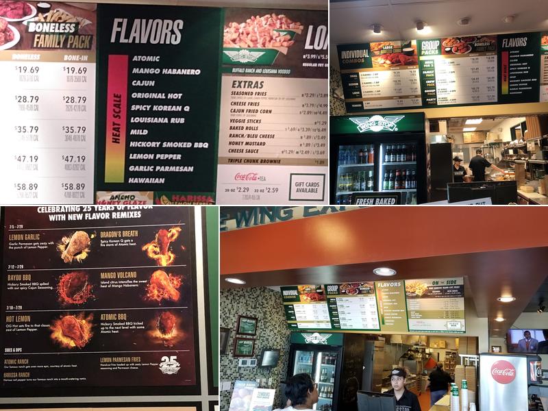 Wingstop Menu