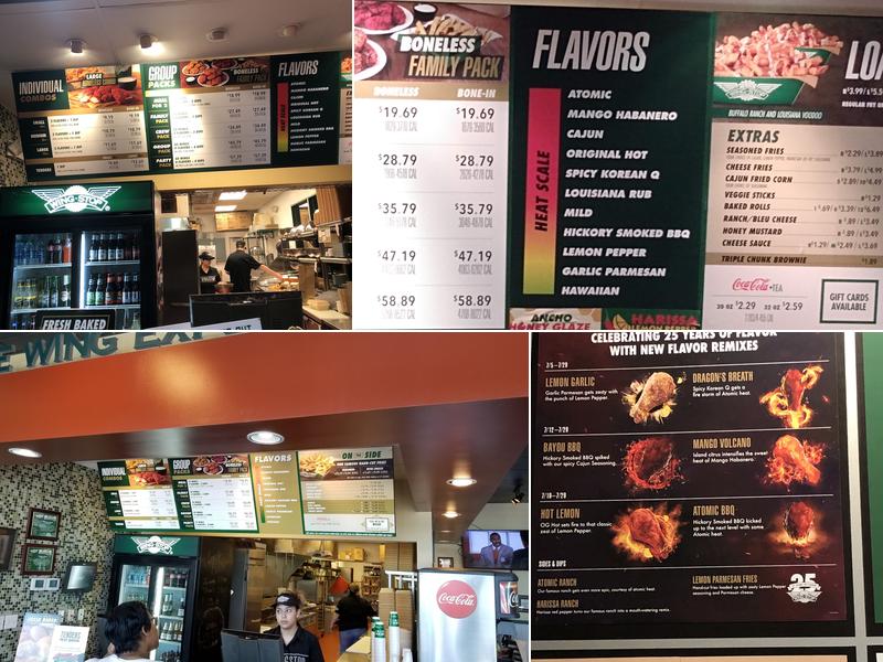 Wingstop Menu