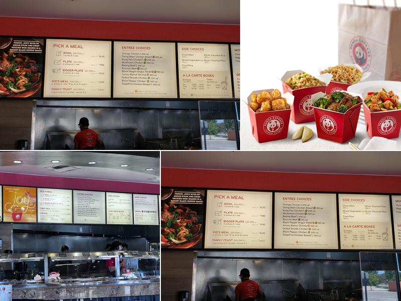 Panda Express Menu