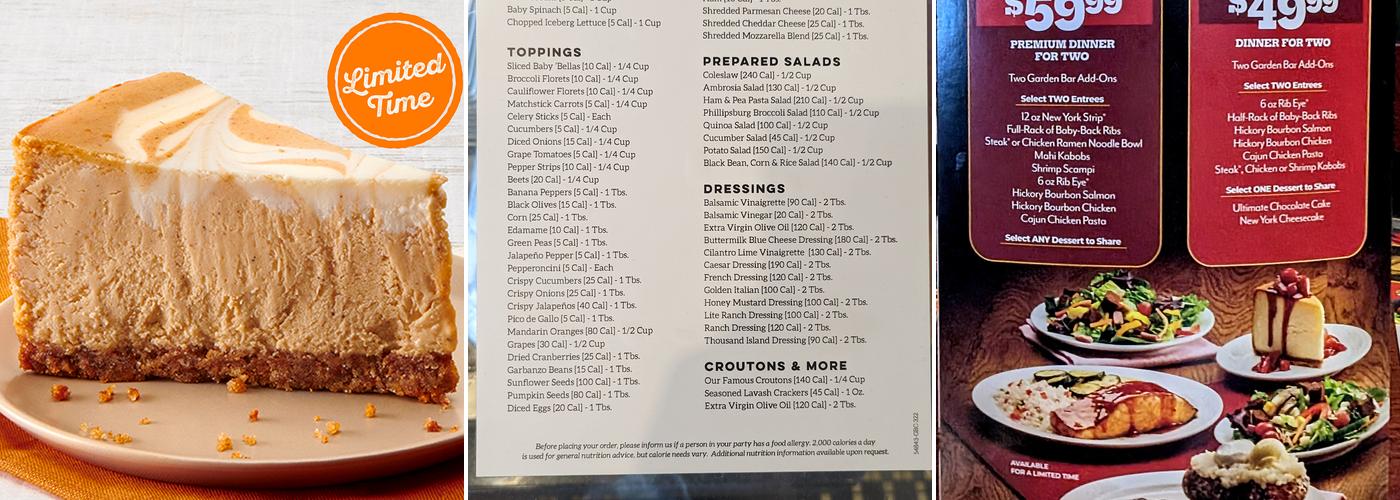Ruby Tuesday Menu