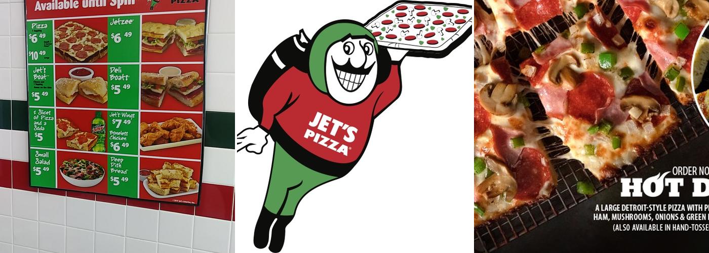 Jet's Pizza Menu