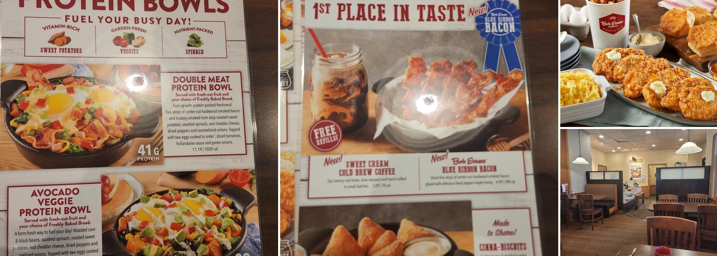 Bob Evans Menu