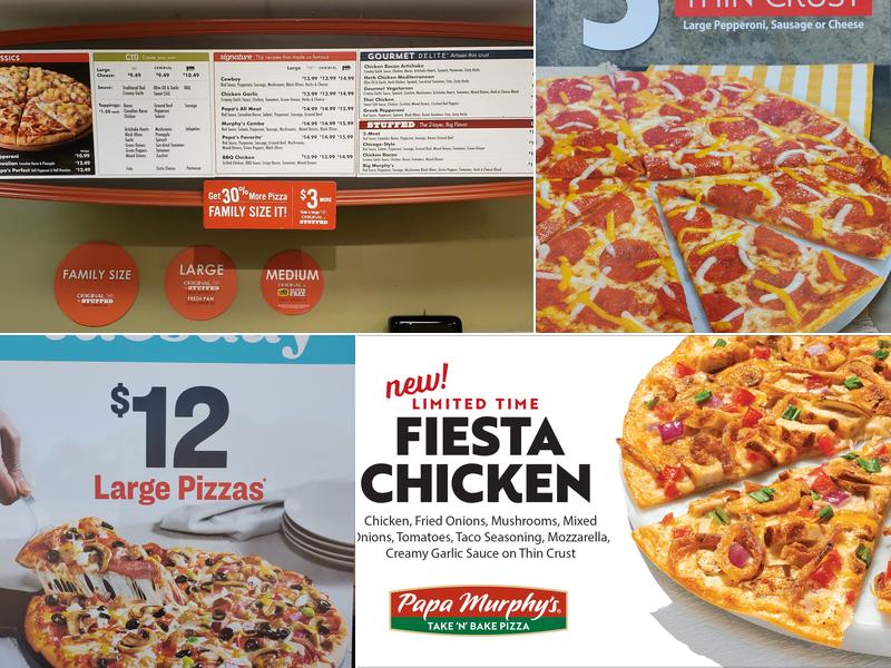 Papa Murphy's | Take 'N' Bake Pizza Menu