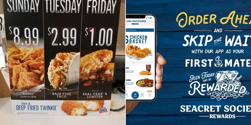 Long John Silver's | A&W Menu