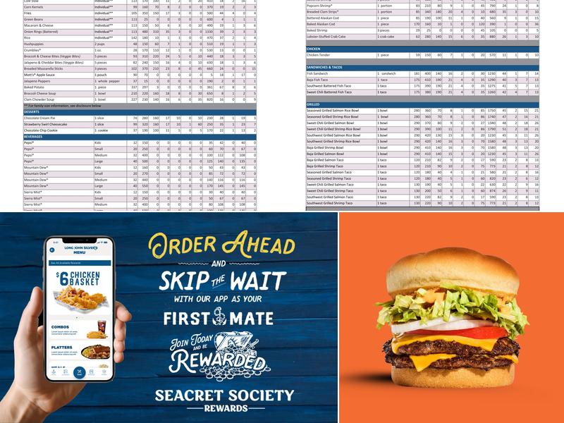 Long John Silver's | A&W Menu