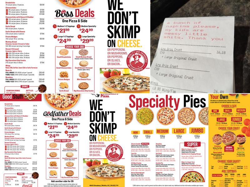 Godfather's Pizza Menu
