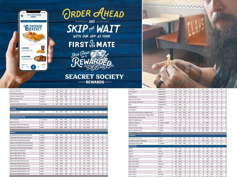 Long John Silver's Menu