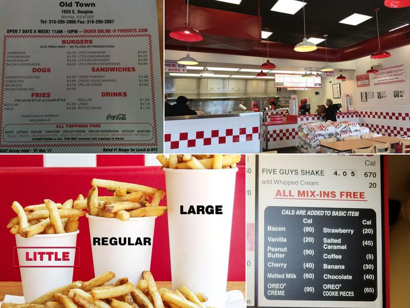 Five Guys Menu