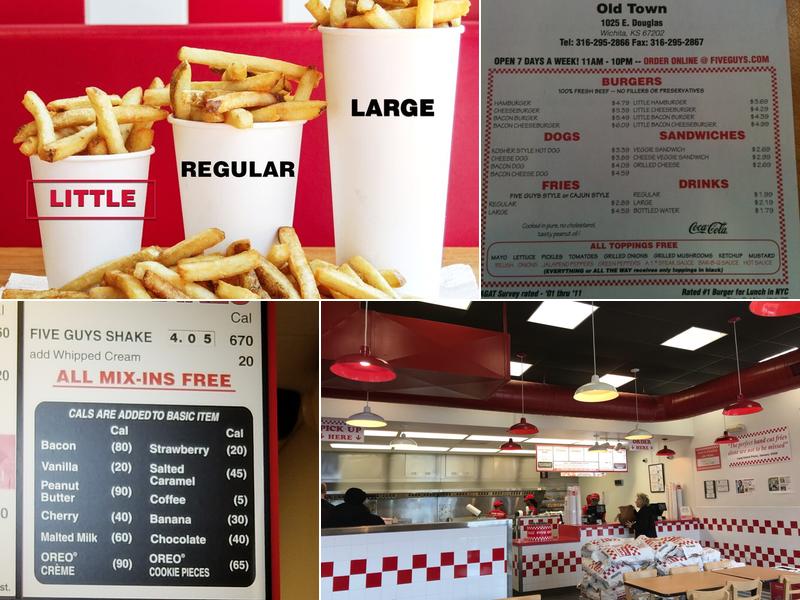 Five Guys Menu
