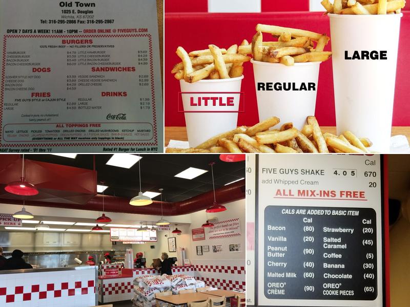 Five Guys Menu