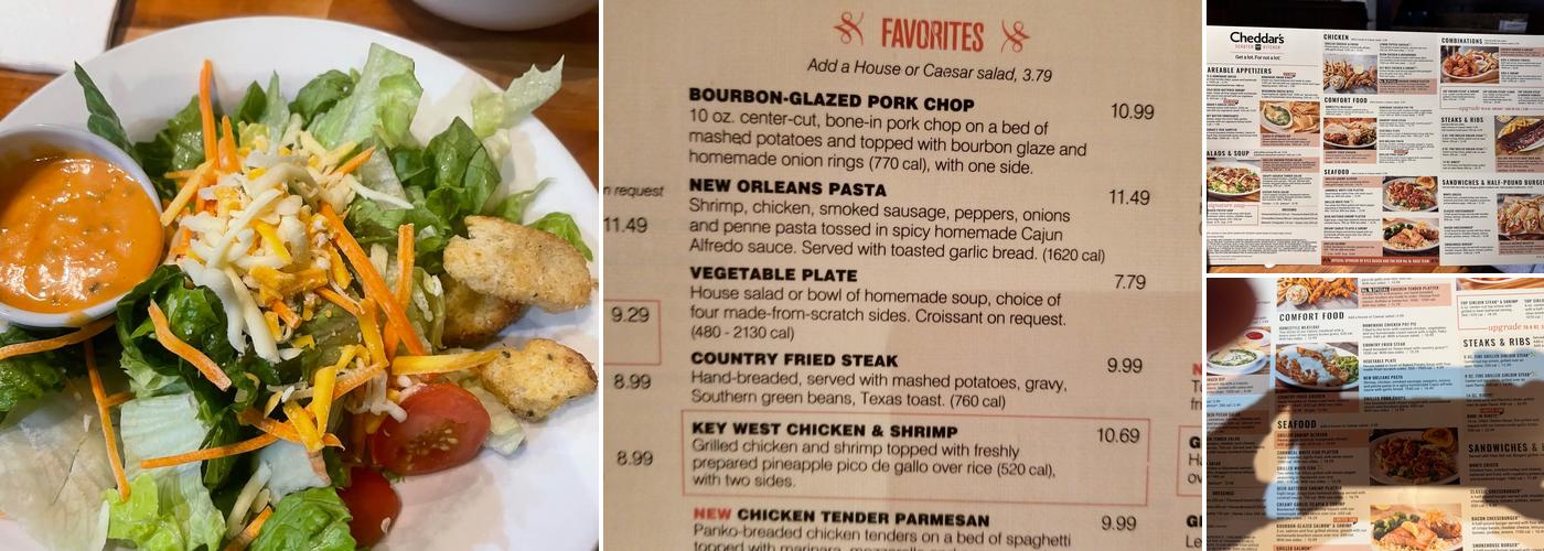 Cheddar's Scratch Kitchen Menu