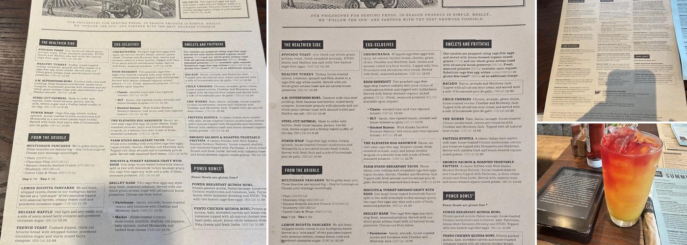 First Watch Menu